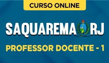 Curso online Curso Prefeitura de Saquarema - RJ 2026 - Professor Docente - 1 - Nova Concursos