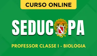 Curso online Curso SEDUC-PA 2026 - Professor Classe I - Biologia - Nova Concursos