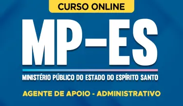 Curso online Curso MP-ES 2026 - Agente de Apoio - Administrativo - Nova Concursos