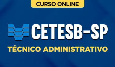 Curso online Curso CETESB-SP - Técnico Administrativo - Nova Concursos