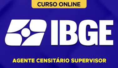 Curso online Curso IBGE - Censo 2027 - Agente Censitário Supervisor - Nova Concursos