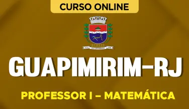 Curso online Curso Prefeitura de Guapimirim - RJ 2026 - Professor I – Matemática - Nova Concursos