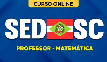 Curso online Curso SED-SC 2026 - Professor - Matemática - Nova Concursos