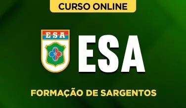 Curso online Curso ESA - Formação de Sargentos - Área Combatente/Logística e Aviação - Nova Concursos