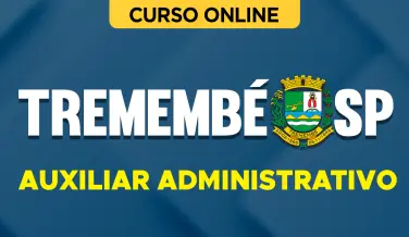 Curso online Curso Prefeitura de Tremembé - SP 2026 - Auxiliar Administrativo - Nova Concursos