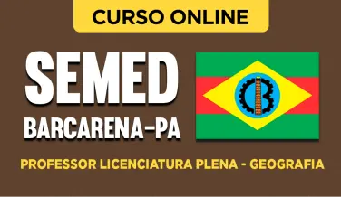 Curso online Curso SEMED Barcarena-PA 2026 - Professor Licenciatura Plena - Geografia - Nova Concursos