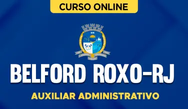 Curso online Curso Prefeitura de Belford Roxo-RJ - Auxiliar Administrativo - Nova Concursos