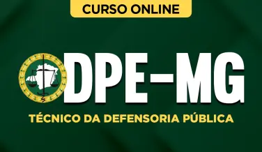 Curso online Curso DPE-MG - Técnico da Defensoria Pública - Nova Concursos