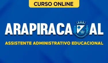 Curso online Curso Prefeitura de Arapiraca - AL - Assistente Administrativo Educacional - Nova Concursos