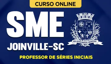 Curso online Curso SME Joinville-SC 2026 - Professor de Séries Iniciais - Nova Concursos