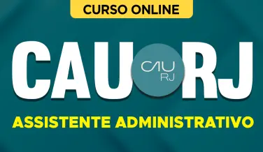 Curso online Curso CAU-RJ 2026 - Assistente Administrativo - Nova Concursos