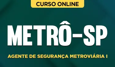 Curso online Curso Metrô - SP - Agente de Segurança Metroviária I - Nova Concursos