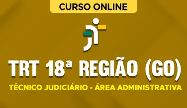 Curso online Curso TRT 18ª Região (GO) - Técnico Judiciário - Área Administrativa - Nova Concursos
