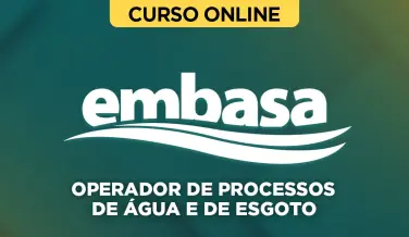 Curso online Curso Completo EMBASA - Operador de Processos de Água e de Esgoto - Nova Concursos