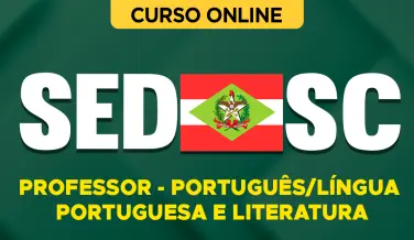 Curso online Curso SED-SC 2026 - Professor - Português/Língua Portuguesa e Literatura - Nova Concursos
