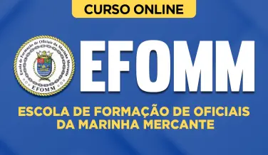 Curso online Curso EFOMM 2026 - Escola de Formação de Oficiais da Marinha Mercante - Nova Concursos