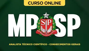 Curso online Curso MP-SP Analista Técnico Científico - Conhecimentos Gerais - Nova Concursos