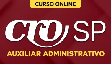 Curso online Curso CRO-SP - Auxiliar Administrativo - Nova Concursos