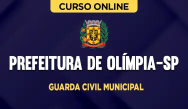 Curso Online Prefeitura de Olímpia - SP - Guarda Municipal - Nova Concursos