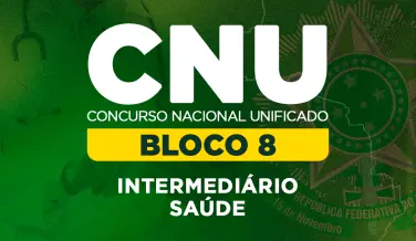 Curso online Concurso Nacional Unificado (CNU) 2026 - Bloco 8 - Intermediário - Saúde - Nova Concursos