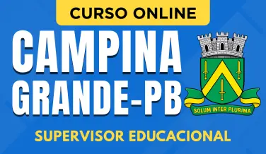 Curso online Curso Prefeitura de Campina Grande - PB 2026 - Supervisor Educacional - Nova Concursos