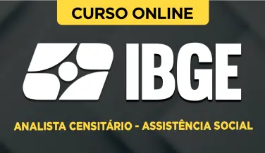 Curso online Curso IBGE - Censo 2027 - Analista Censitário - Assistência Social - Nova Concursos