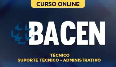 Curso online Curso Bacen - Técnico - Suporte Técnico-Administrativo - Nova Concursos