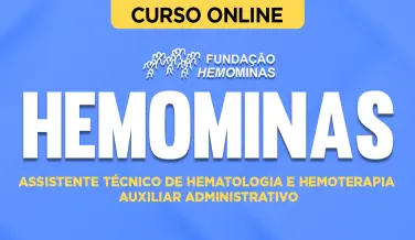 Curso online Curso Hemominas - Assistente Técnico de Hematologia e Hemoterapia - Auxiliar Administrativo - Nova Concursos