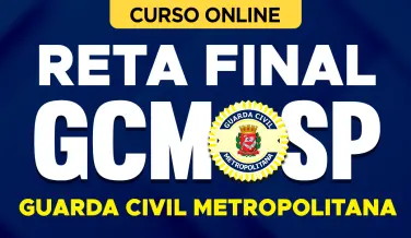 Curso online Curso Reta Final Guarda Civil Metropolitano - SP 2026 + 2 Simulados Bônus - Nova Concursos