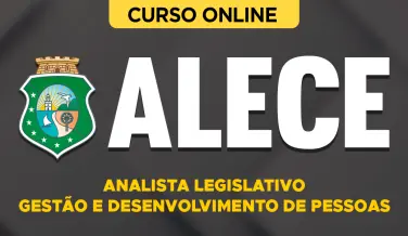 Curso online Curso ALECE 2026 - Analista Legislativo - Gestão e Desenvolvimento de Pessoas - Nova Concursos