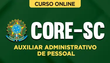 Curso online Curso Core-SC - Auxiliar Administrativo de Pessoal - Nova Concursos