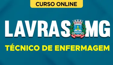 Curso online Curso Prefeitura de Lavras-MG 2026 - Técnico de Enfermagem - Nova Concursos