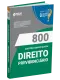 Livro 800 Questões Gabaritadas de Direito Previdenciário