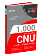 Produto Livro 1.000 Questões Gabaritadas CNU - Bloco 5 - Administração - Nova Concursos