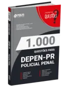 Produto Caderno 1.000 Questões Gabaritadas para o DEPEN-PR - Policial Penal - Nova Concursos