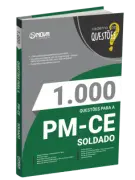 Produto Livro 1.000 Questões Gabaritadas para a PM-CE - Soldado - Nova Concursos