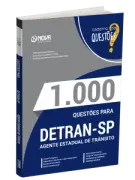 Produto Livro 1000 Questões Gabaritadas para DETRAN-SP - Agente Estadual de Trânsito - Nova Concursos