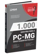 Produto Livro 1.000 Questões Gabaritadas Polícia Civil - MG - Investigador de Polícia I - Nova Concursos
