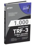 Produto Livro 1.000 Questões Gabaritadas TRF 3 - Técnico Judiciário - Área Administrativa - Nova Concursos