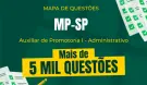 Produto Mapa de Questões Online - MP-SP - Auxiliar de Promotoria I - Administrativo - 5 Mil Questões - Nova Concursos