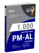 Produto Livro 1000 Questões Gabaritadas para PM-AL - Soldado - Nova Concursos