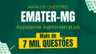 Produto Mapa de Questões Online - Emater-MG - Assistente Administrativo - 7 Mil Questões - Nova Concursos