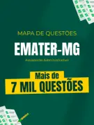 Produto Mapa de Questões Online - Emater-MG - Assistente Administrativo - 7 Mil Questões - Nova Concursos