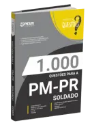 Produto Livro 1.000 Questões Gabaritadas para a PM-PR - Soldado - Nova Concursos