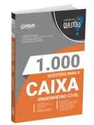 Produto Livro 1000 Questões Gabaritadas para CAIXA - Engenheiro Civil - Nova Concursos