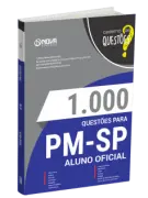 Produto Livro 1000 Questões Gabaritadas para PM-SP - Aluno-Oficial - Nova Concursos