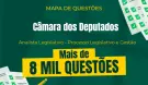 Produto Mapa de Questões Online - Câmara dos Deputados - Analista Legislativo - Processo Legislativo e Gestão - 8 Mil Questões - Nova Concursos