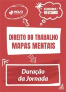 Produto Mapas Mentais Direito do Trabalho - Duração da Jornada (PDF) - Nova Concursos