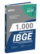 Produto Livro 1.000 Questões Gabaritadas para o IBGE - Recenseador, Agente Censitário Municipal e Agente Censitário Supervisor - Nova Concursos