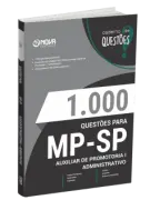Produto Livro 1000 Questões Gabaritadas para MP-SP - Auxiliar de Promotoria I - Nova Concursos